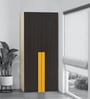 Evita 2-Door Wardrobe with Drawers in Antique Ebony & Mango Yellow Finish