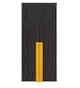 Evita 2-Door Wardrobe with Drawers in Antique Ebony & Mango Yellow Finish