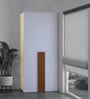 Evita 2-Door Wardrobe with Drawers in Davy Grey & Coffee Walnut Finish