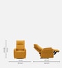 Evita 1 Seater Motorized Recliner In Yellow Color