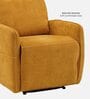 Evita 1 Seater Motorized Recliner In Yellow Color