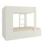 Evita Twin Bunk Bed-cum-Wardrobe in Light Orange Colour