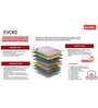 Evoke Bonnell Spring, HR Foam & PU Foam 6 Inch Single Size Mattress