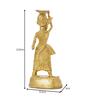 Evolution Of Feminity Gold Brass Figurine