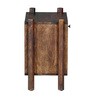 Swoon Sheesham Wood Bed Side Table in Provincial Teak Finish Swoon Sheesham Wood Bed Side Table in Provincial Teak Finish
