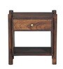Swoon Sheesham Wood Bed Side Table in Provincial Teak Finish Swoon Sheesham Wood Bed Side Table in Provincial Teak Finish