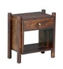 Swoon Sheesham Wood Bed Side Table in Provincial Teak Finish Swoon Sheesham Wood Bed Side Table in Provincial Teak Finish