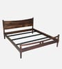Swoon Sheesham Wood King Size Bed in Provincial Teak Finish Swoon Sheesham Wood King Size Bed in Provincial Teak Finish