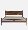 Swoon Sheesham Wood King Size Bed in Provincial Teak Finish Swoon Sheesham Wood King Size Bed in Provincial Teak Finish