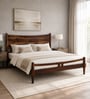 Swoon Sheesham Wood King Size Bed in Provincial Teak Finish Swoon Sheesham Wood King Size Bed in Provincial Teak Finish