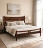 Swoon Sheesham Wood Queen Size Bed in Provincial Teak Finish Swoon Sheesham Wood Queen Size Bed in Provincial Teak Finish
