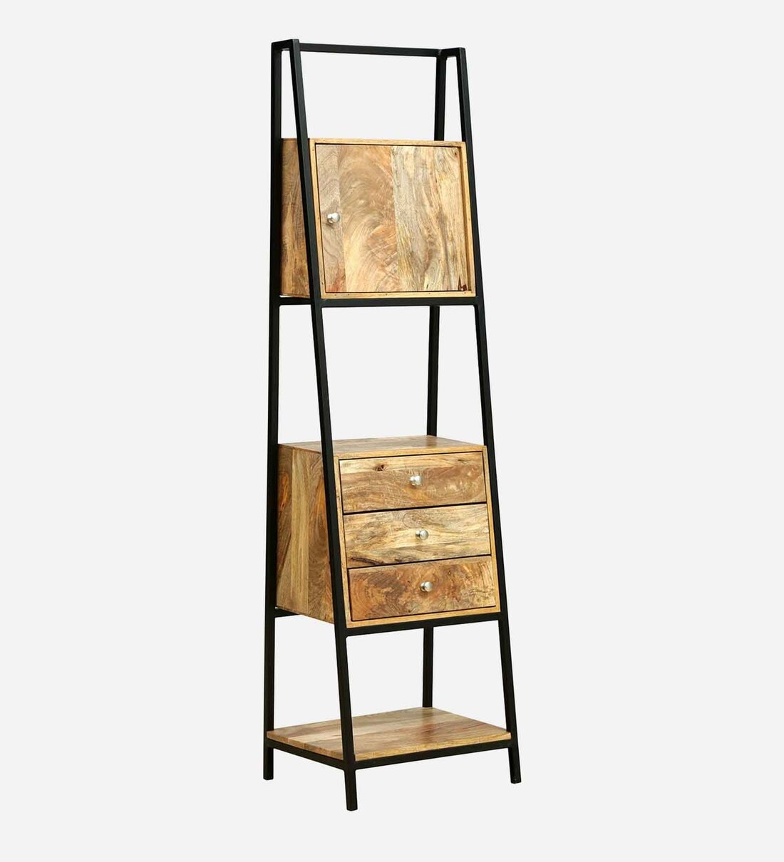 Buy Daltrey Solid Wood Book Shelf In Natural Finish Online Eclectic