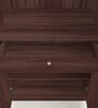 Ewa 2 Door Wardrobe wih Adjustable Shelf In Brown Colour 