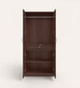 Ewa 2 Door Wardrobe wih Adjustable Shelf In Brown Colour 