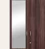 Ewa 2 Door Warobe with Mirror in Brown Finish