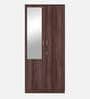 Ewa 2 Door Warobe with Mirror in Brown Finish