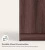 Ewa 3 Door Warobe with Mirror in Brown Finish