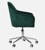 Ewa Leatherette Guest Chair In Black Colour