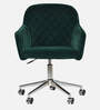 Ewa Leatherette Guest Chair In Black Colour