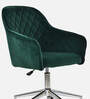 Ewa Leatherette Guest Chair In Black Colour