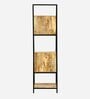 Daltrey Solid Wood Book Shelf In Natural Finish