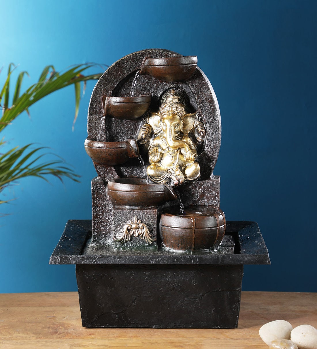 Buy Brown Exclusive Lord Ganesha Indoor Water Fountain by The Exclusive
