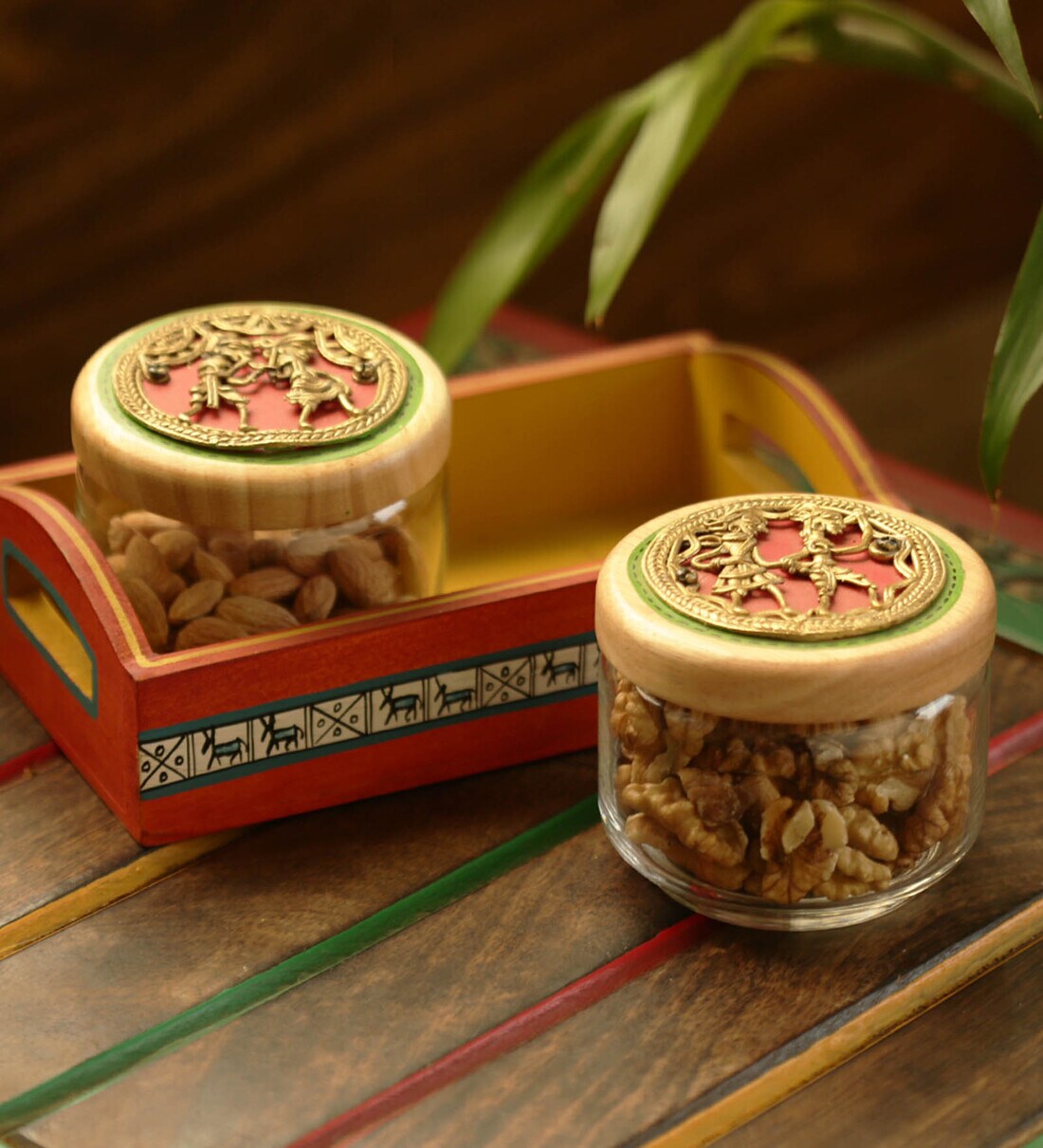 glass snack jars