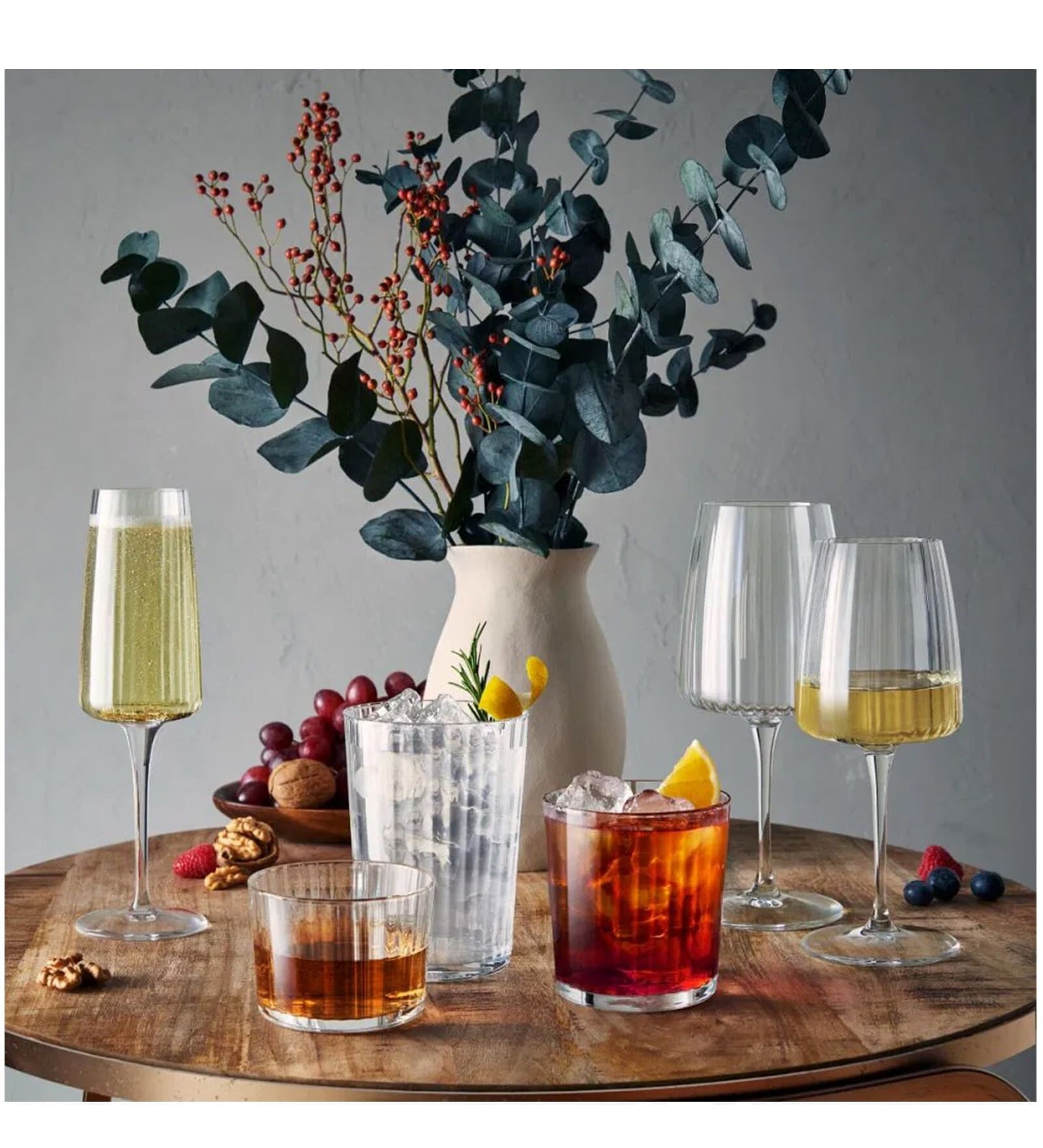 Set of 6 Exclusiva Negroni Double Old Fashion Glasses 35.5Cl