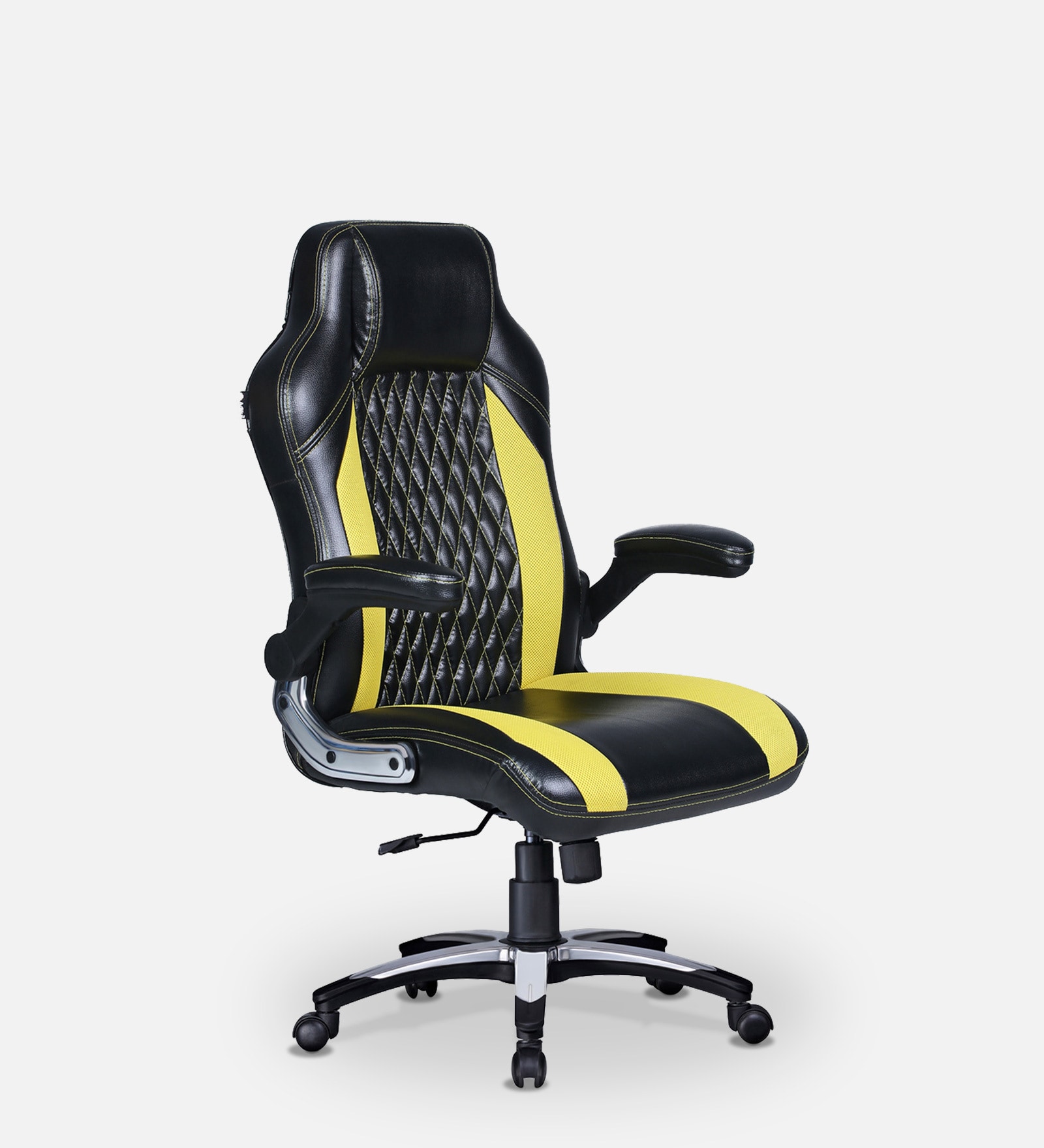 Exective Chair in Black & Yellow Colour Exective Chair in Black & Yellow Colour