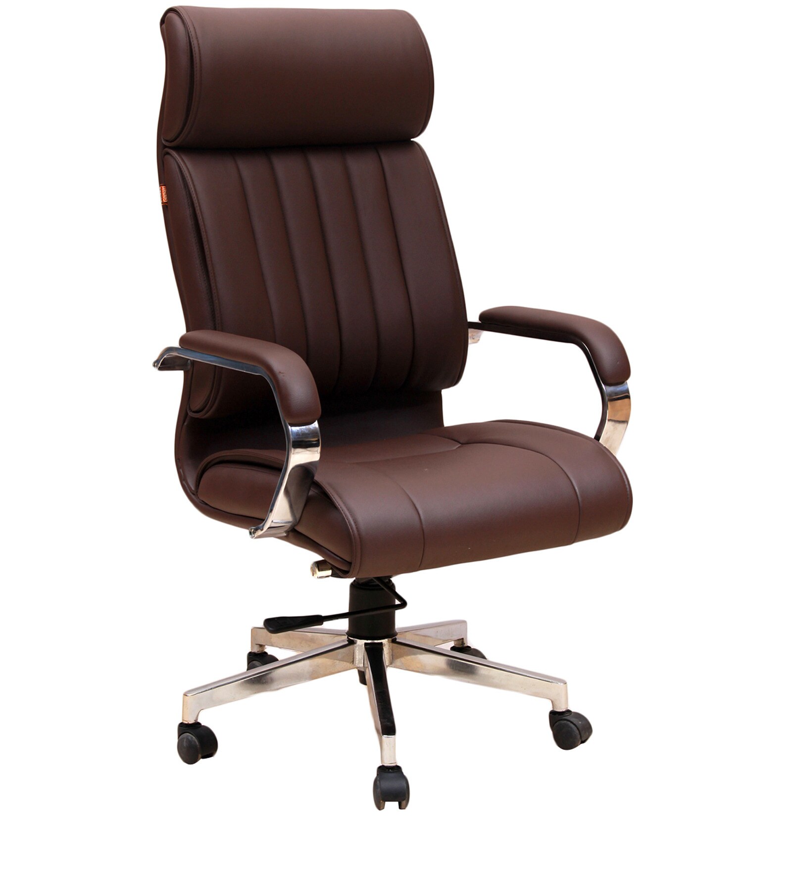 Buy Executive Mid Back Chair in Brown Colour by Geeken Online