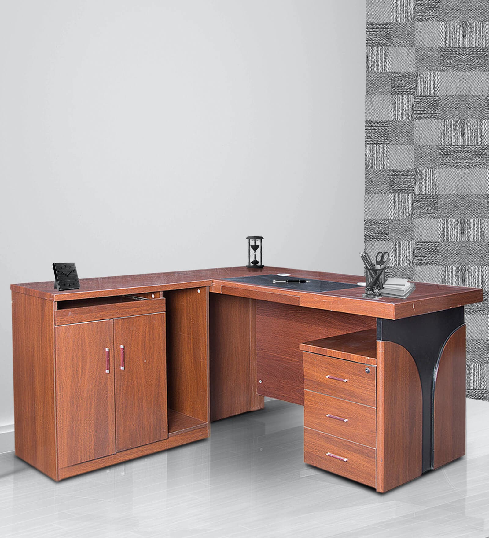 Executive Office Table in Brown Colour