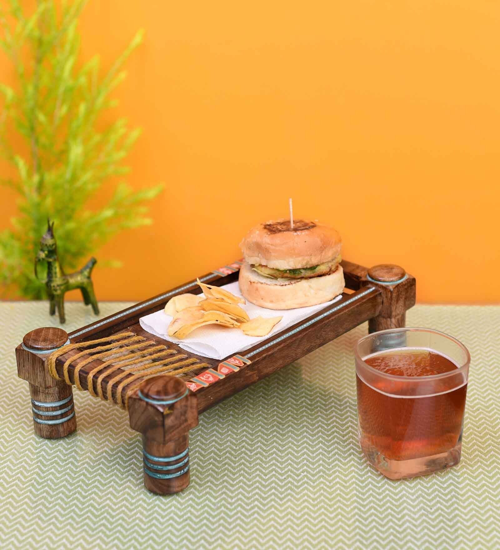 Exotic Brown  Wood   Appetizer Platters