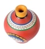 ExclusiveLane Terracotta Handpainted Warli Matki Vase