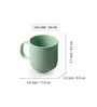 Coral Reef Glazed Studio 300 ml Ceramic Microwave Safe Coffee Mugs