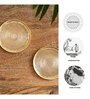 The Brass Beams Gold Mandala Art Brass   (Set of 2) Coasters