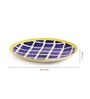 Moroccan 10 Inch Blue Ceramic (Set of 2) Dinner Plate