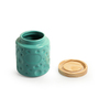 Vibrant Green Handcrafted Multi-utility Ceramic Airtight Storage Jars and Containers