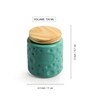 Vibrant Green Handcrafted Multi-utility Ceramic Airtight Storage Jars and Containers