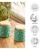 Vibrant Green Handcrafted Multi-utility Ceramic Airtight Storage Jars and Containers