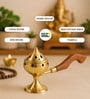Golden Exclusivelane Brass Dhoop Dani