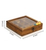 Cliche Teak Wood Spice Box