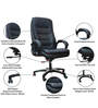 Executive Leatherette Executive Chair in Black Colour