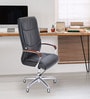 Leatherette Executive Chair in Black Colour