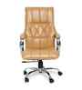 Executive Leatherette Office Chair In  Beige Colour With Matte Finish