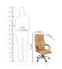 Executive Leatherette Office Chair In  Beige Colour With Matte Finish