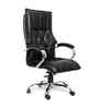 Executive Leatherette Office Chair In  Black Colour With Matte Finish