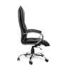 Executive Leatherette Office Chair In  Black Colour With Matte Finish