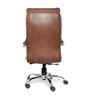 Executive Leatherette Office Chair In  Brown Colour With Matte Finish