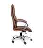 Executive Leatherette Office Chair In  Brown Colour With Matte Finish