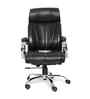 Executive Leatherette Office Chair In Asphalt Black Colour
